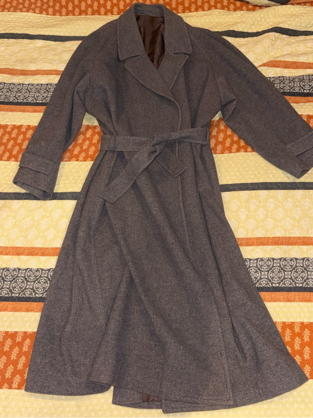 Kenzo Homme Vintage Trench Coat 85% Wool 15% Cashmere Size 52 EU/42 US